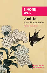 WEIL Simone AmitiÃ©. LÂ´art de bien aimer Librairie Eklectic