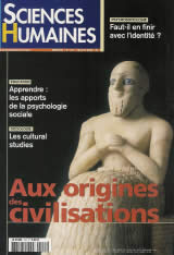 Collectif Sciences Humaines - Revue n°151 : Aux origines des civilisations Librairie Eklectic