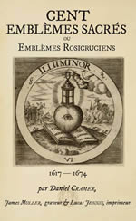CRAMER Daniel Cent emblèmes sacrés ou emblèmes rosicruciens. 1617-1674. Librairie Eklectic