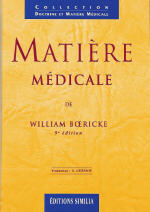 BOERICKE William MatiÃ¨re mÃ©dicale (9Ã¨me Ã©dition) Librairie Eklectic