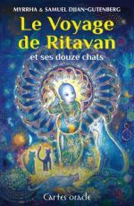 MYRRHA & DJIAN GUTENBERG Samuel Le voyage de Ritavan et ses douze chats (coffret : livre + 76 cartes) Librairie Eklectic