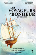 SIOZAC J. & CARAMELLI E. & ROQUES A. & MAGNAN M. Les voyageurs du bonheur. Jeu de 7 familles, cartes d´inspiration bien-être. (Coffret 43 cartes plus livret) Librairie Eklectic