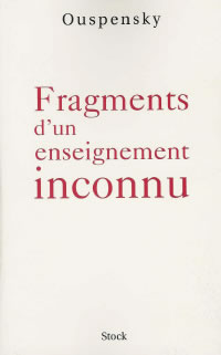 OUSPENSKY Fragments d´un enseignement inconnu Librairie Eklectic