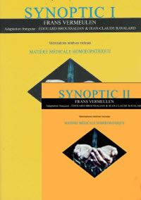 VERMEULEN Frans (adapt. Edouard BROUSSALIAN) Synoptic I + II. MatiÃ¨re mÃ©dicale - Les 2 volumes Librairie Eklectic