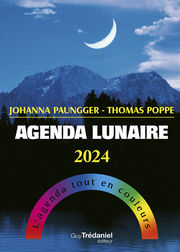 PAUNGGER Johanna & POPPE Thomas Agenda lunaire 2023, lÂ´agenda en couleurs Librairie Eklectic