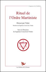 TEDER Rituel de l´ordre martiniste dressé par Teder Librairie Eklectic
