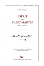 GUTTINGER Ulrich Esprit de Saint-Martin - Pensées choisies Librairie Eklectic