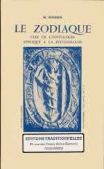 SENARD Marcelle Le Zodiaque, clef de l´Ontologie appliquée à la psychologie  Librairie Eklectic