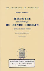 FABRE dÂ´OLIVET Antoine Histoire Philosophique du Genre Humain (deux tomes) Librairie Eklectic