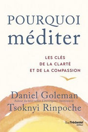 GOLEMAN Daniel - Tsoknyi RINPOCHE Pourquoi méditer - Les clés de la clarté et de la compassion Librairie Eklectic
