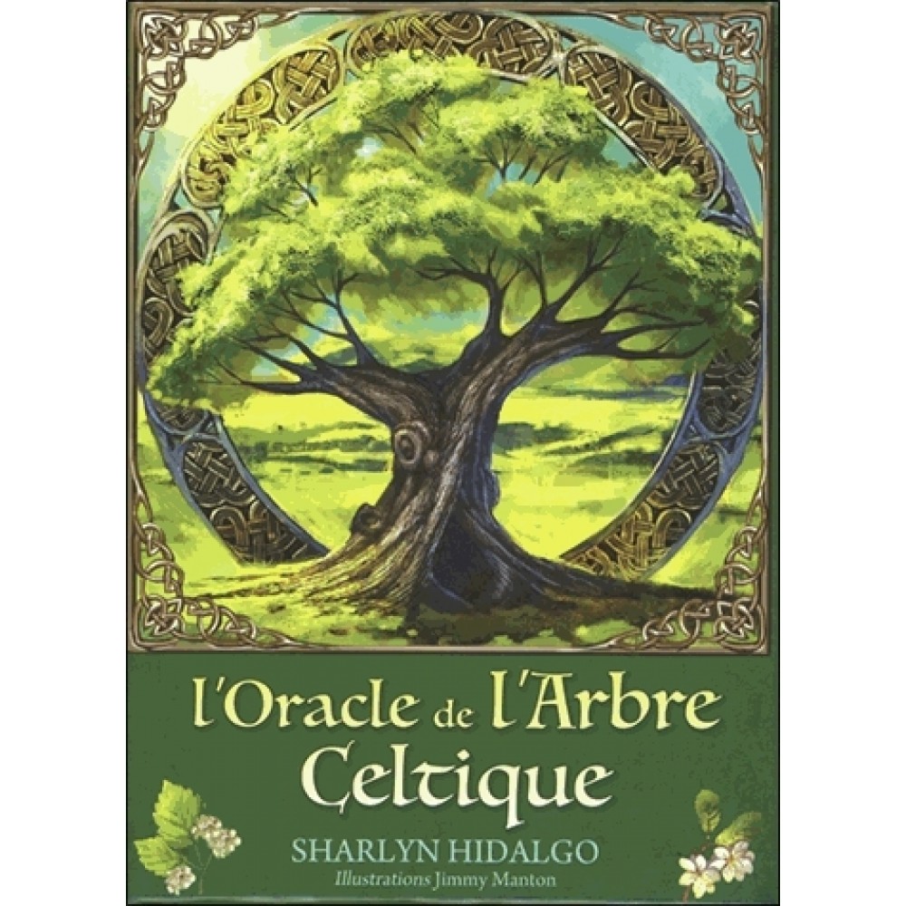 HIDALGO Sharlyn L´Oracle de l´Arbre Celtique (coffret 25 cartes et un livre explicatif) Librairie Eklectic