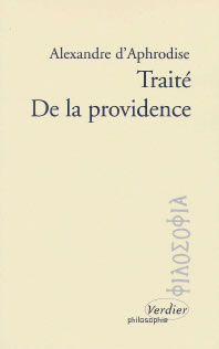 APHRODISE (D´) Alexandre Traité de la providence Librairie Eklectic