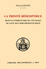 SABATHE Martin La trinité rédemptrice dans le 